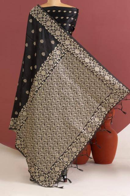 Akshara jamdani raw silk Wholesale saree supplier in Mumbai